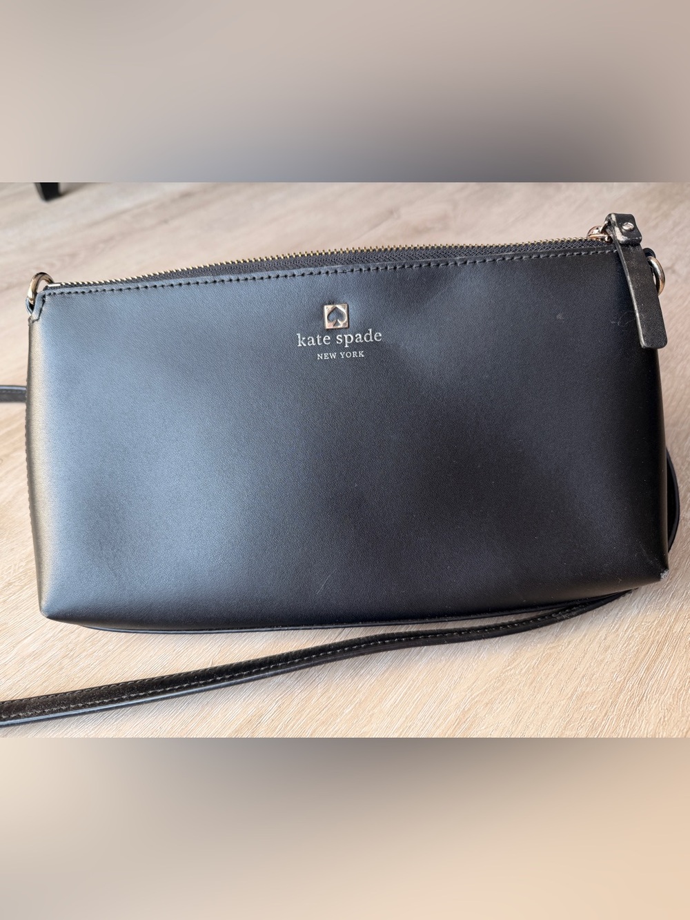 Kate Spade Black Leather crossbody bag